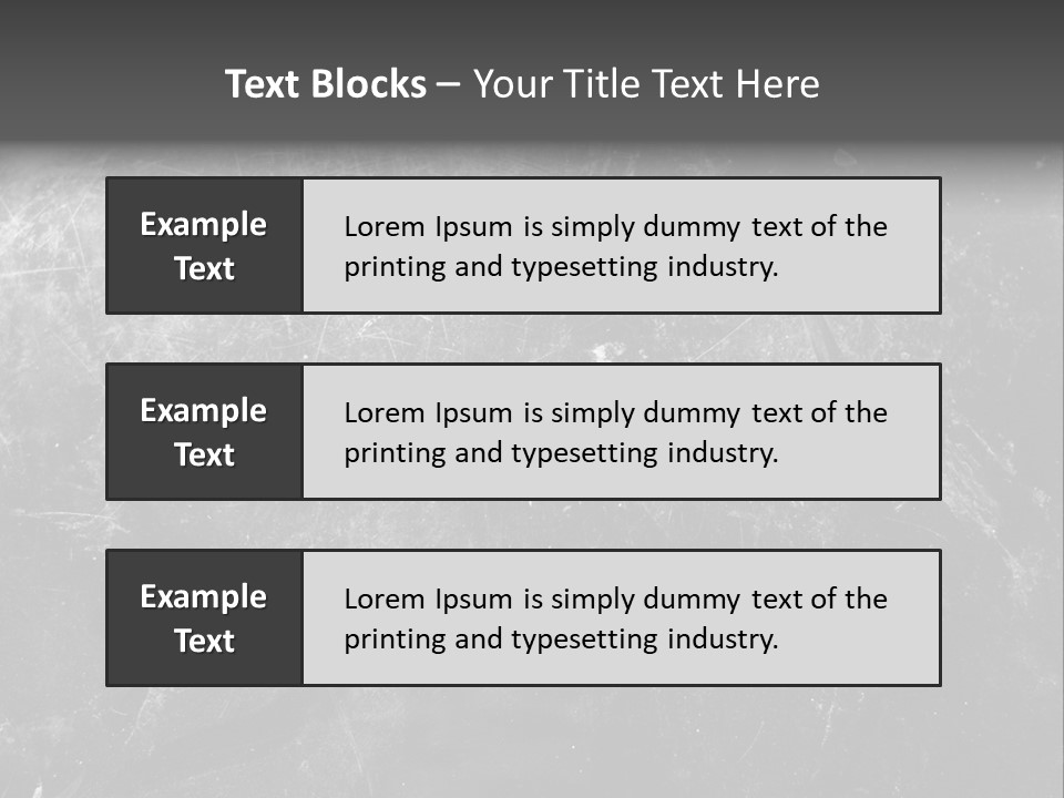 Grunge Metal Texture PowerPoint Template