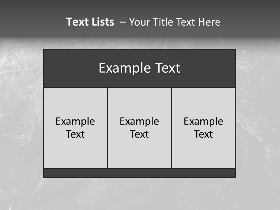 Grunge Metal Texture PowerPoint Template