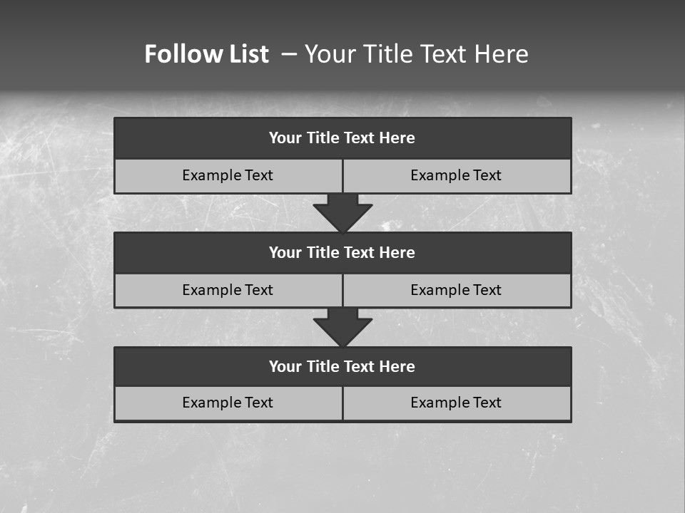 Grunge Metal Texture PowerPoint Template