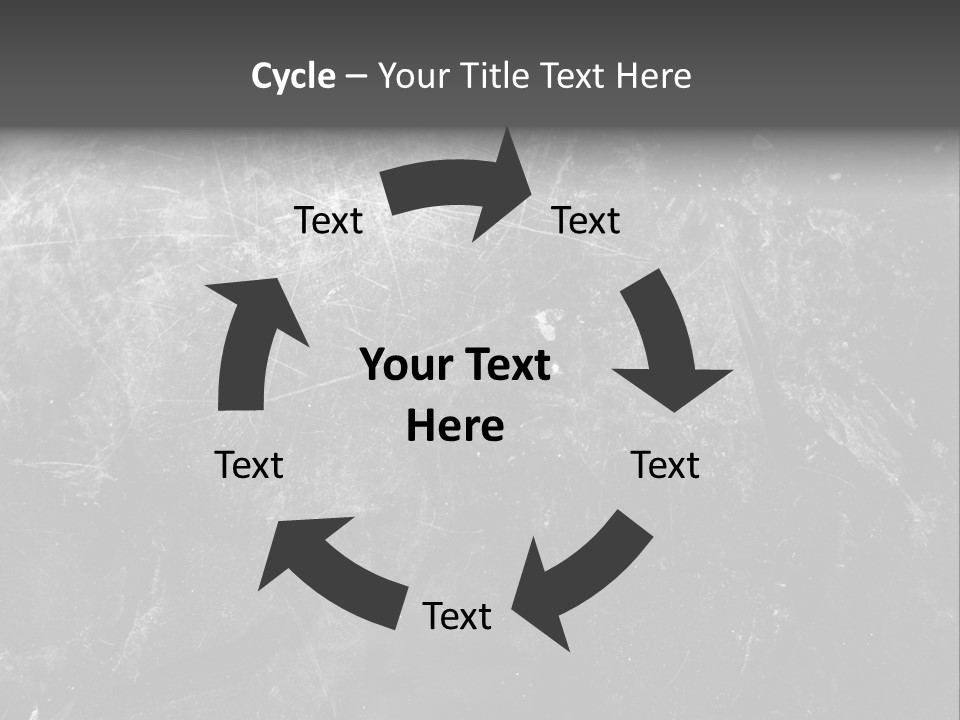 Grunge Metal Texture PowerPoint Template