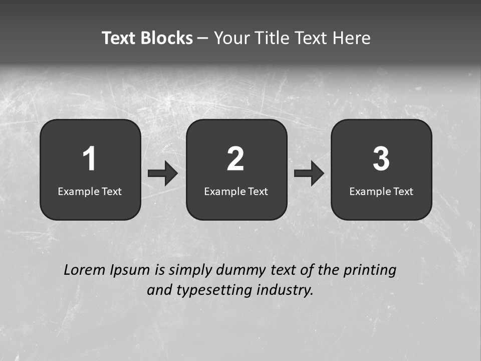 Grunge Metal Texture PowerPoint Template