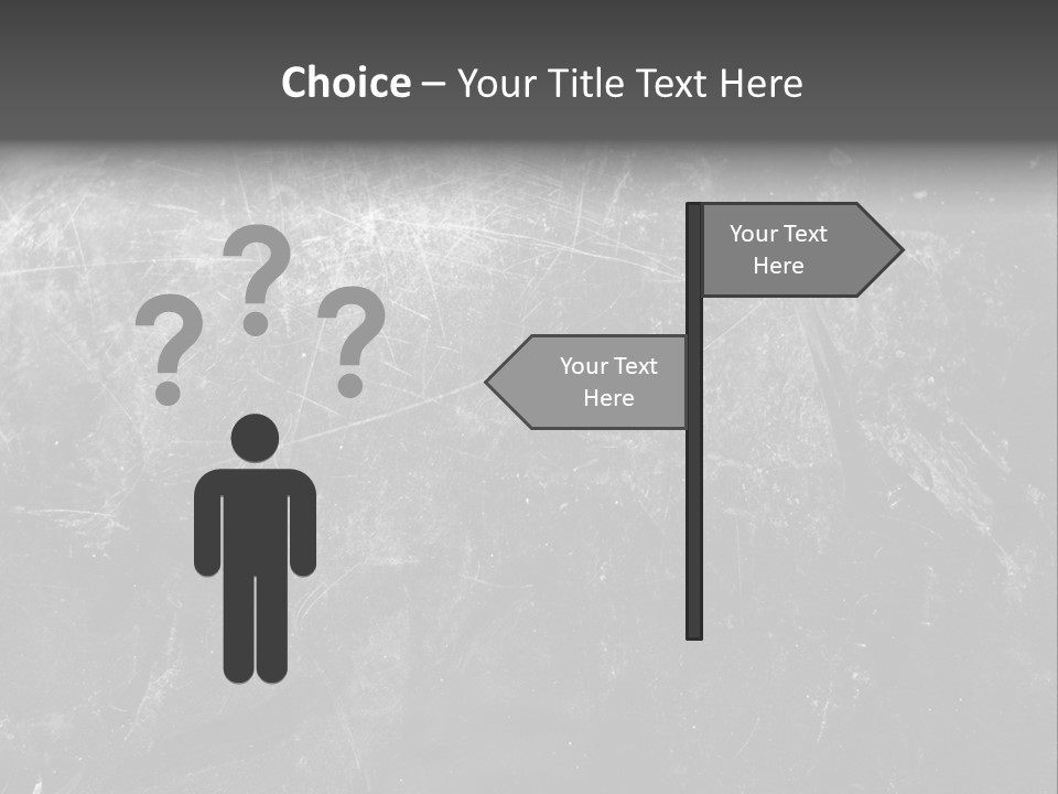 Grunge Metal Texture PowerPoint Template