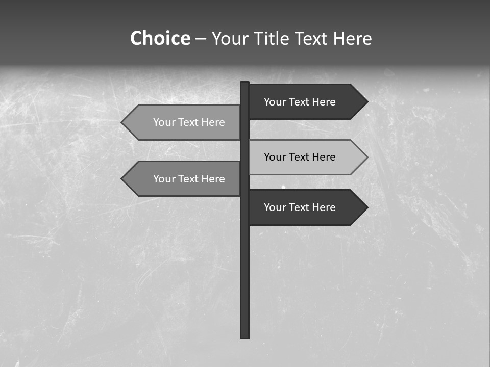 Grunge Metal Texture PowerPoint Template