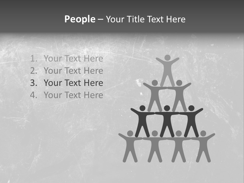 Grunge Metal Texture PowerPoint Template