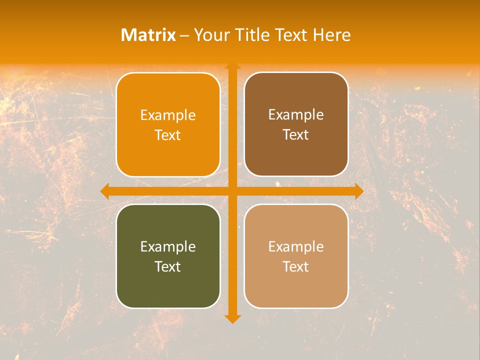 Texture Metal Usé PowerPoint Template