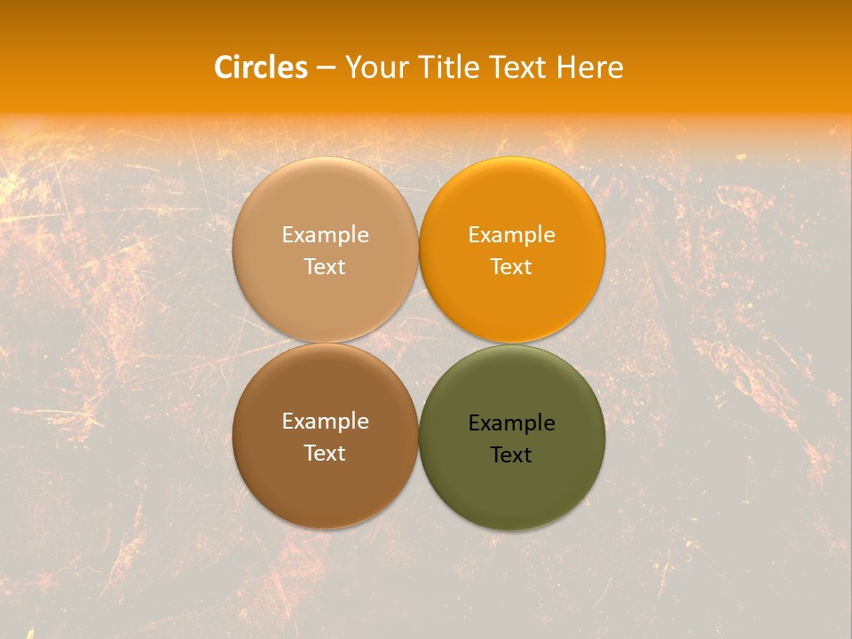 Texture Metal Usé PowerPoint Template