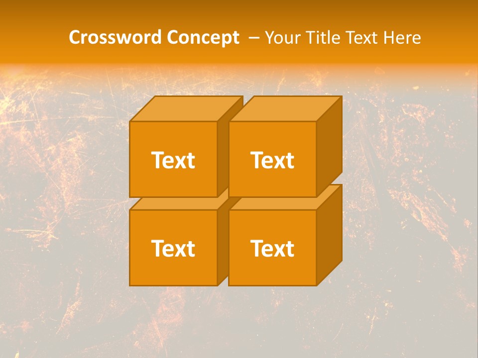 Texture Metal Usé PowerPoint Template