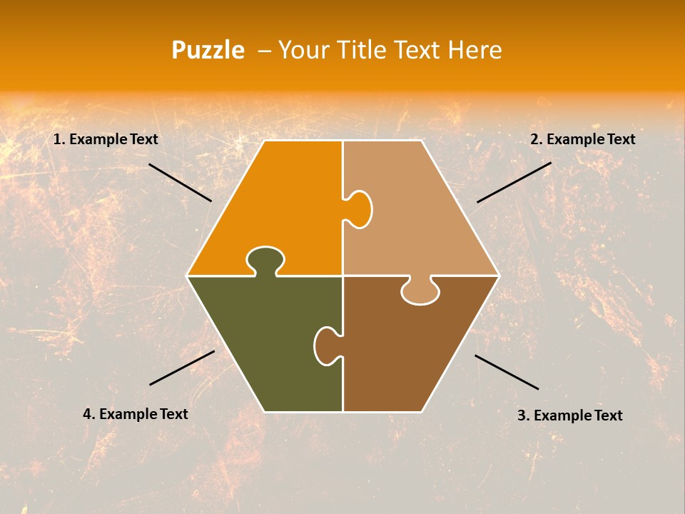 Texture Metal Usé PowerPoint Template