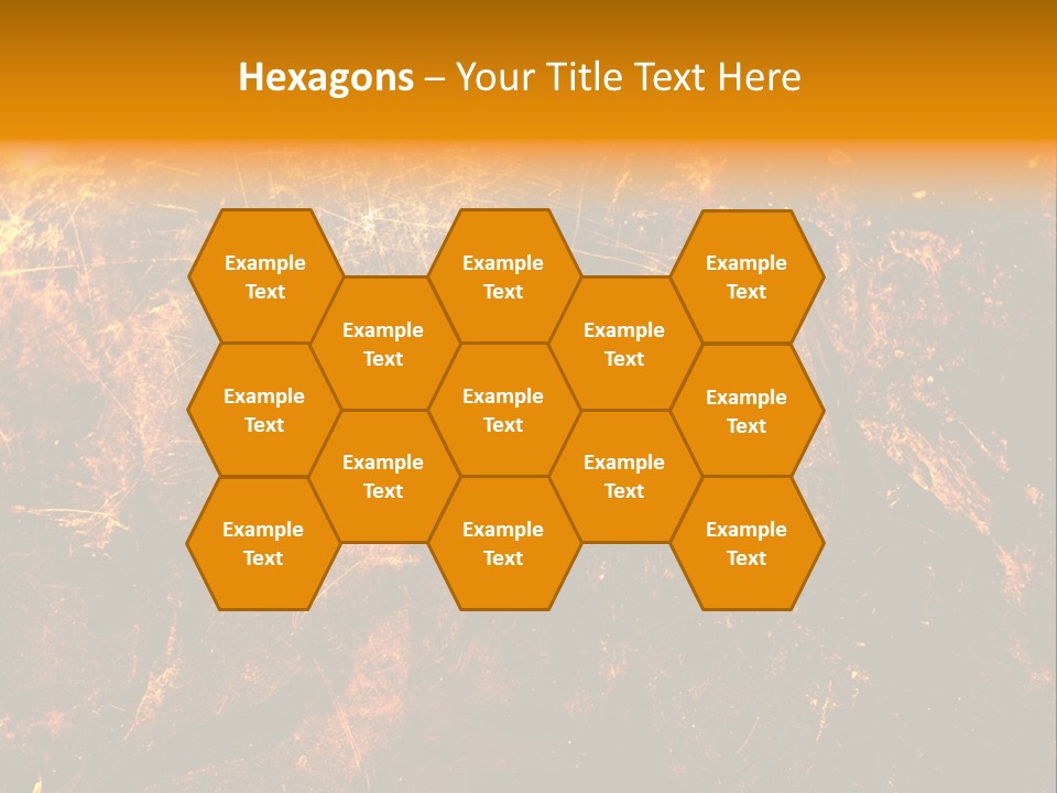 Texture Metal Usé PowerPoint Template