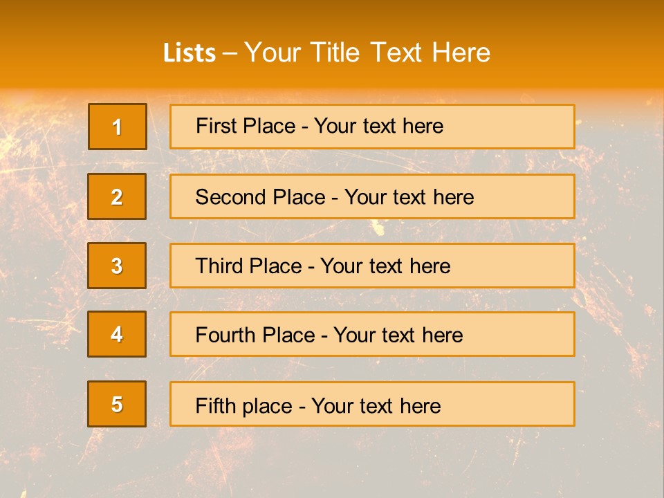 Texture Metal Usé PowerPoint Template