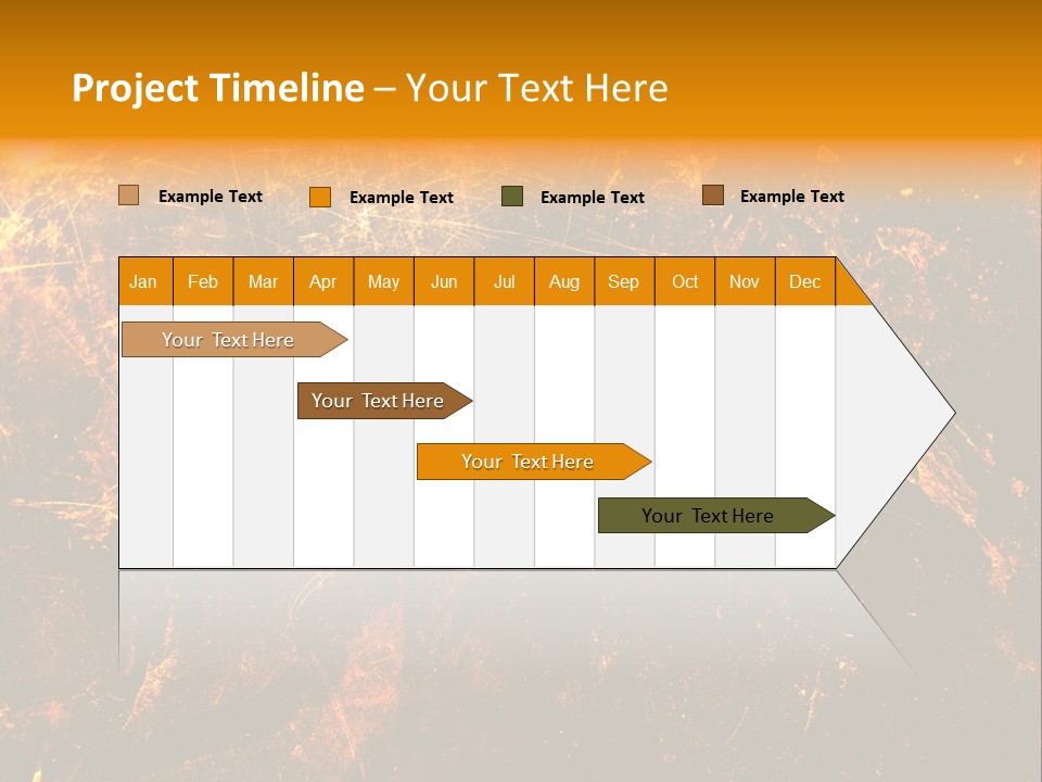 Texture Metal Usé PowerPoint Template