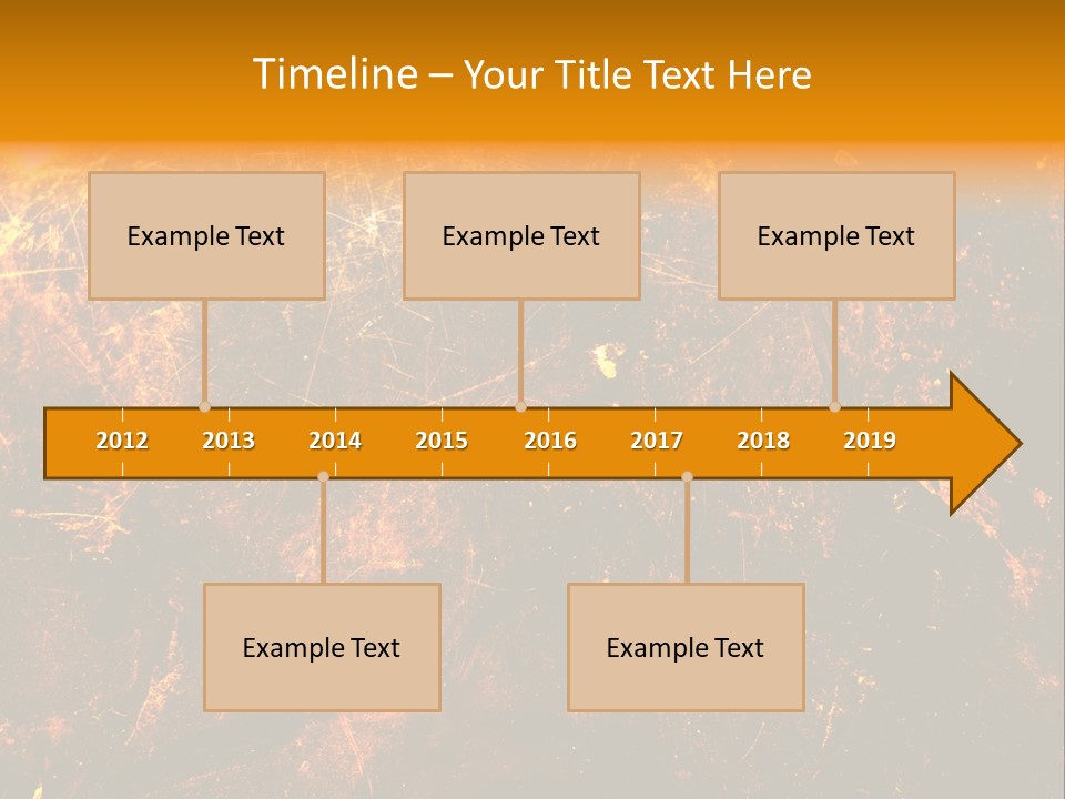 Texture Metal Usé PowerPoint Template