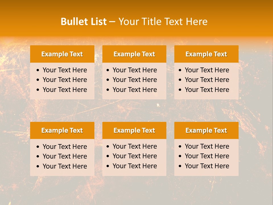 Texture Metal Usé PowerPoint Template