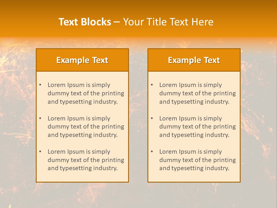 Texture Metal Usé PowerPoint Template