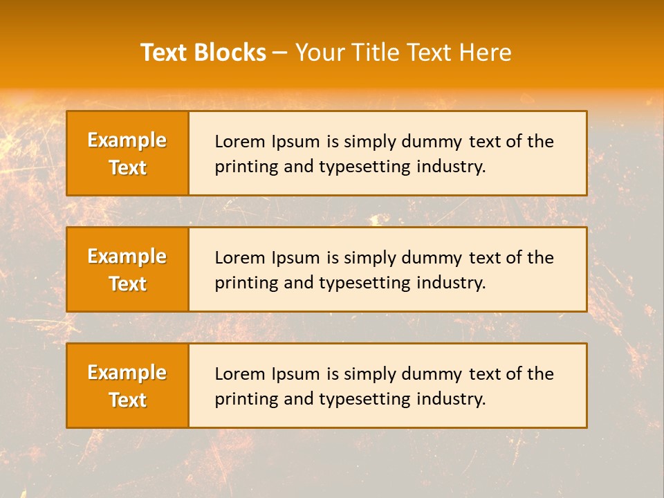 Texture Metal Usé PowerPoint Template