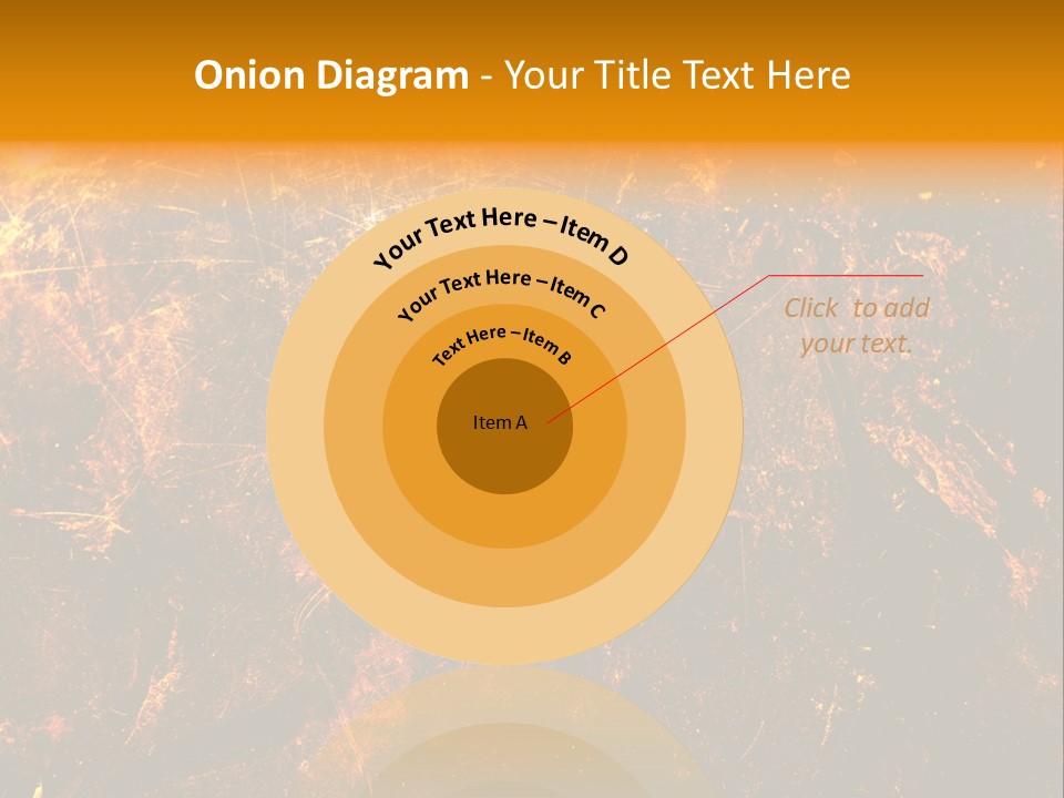 Texture Metal Usé PowerPoint Template