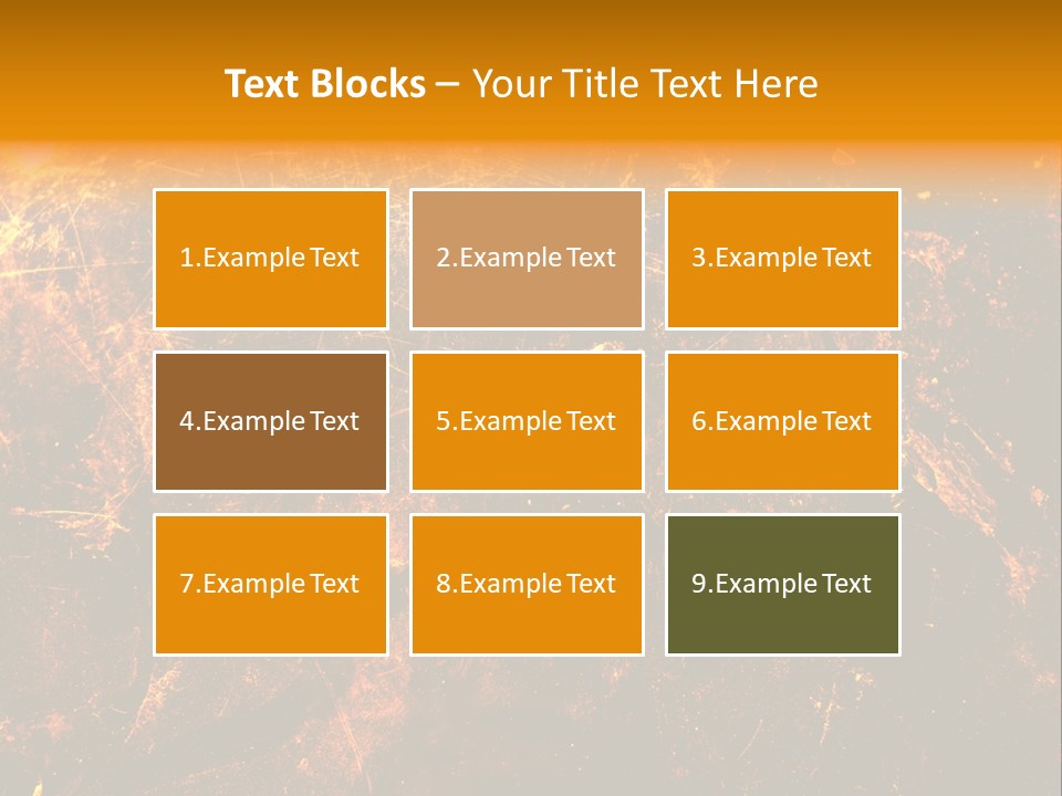 Texture Metal Usé PowerPoint Template