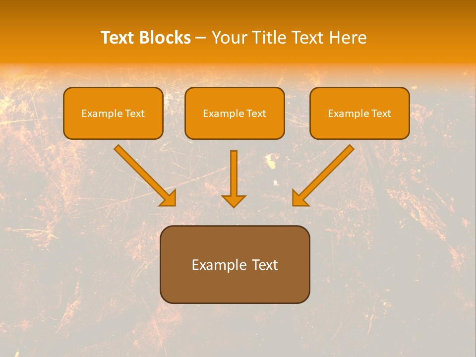 Texture Metal Usé PowerPoint Template
