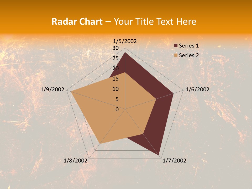 Texture Metal Usé PowerPoint Template