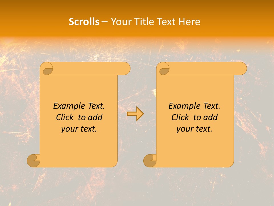 Texture Metal Usé PowerPoint Template