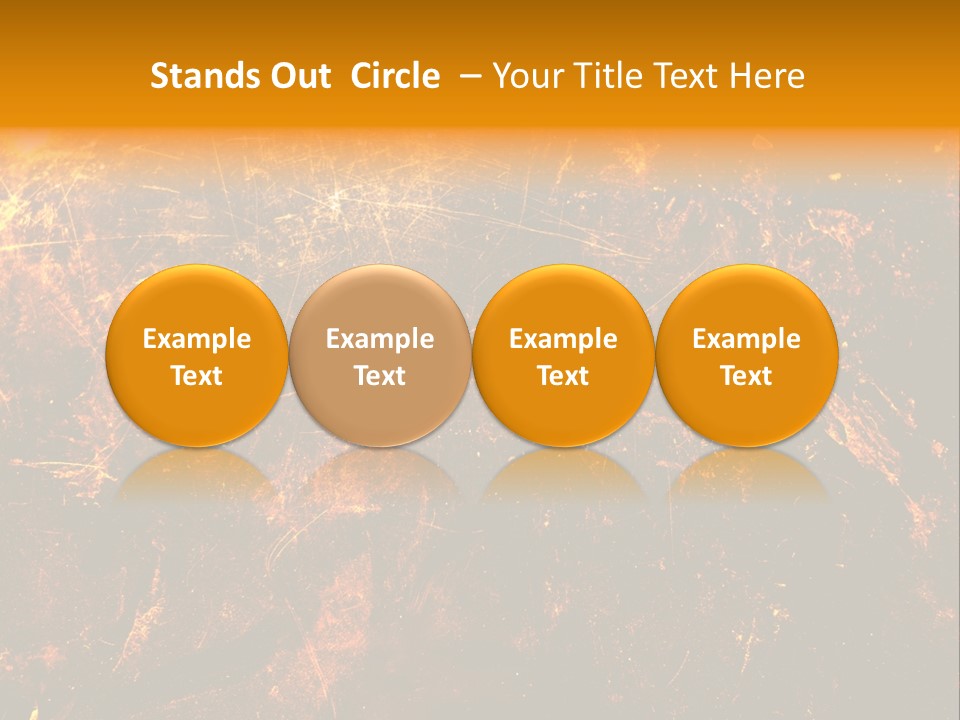 Texture Metal Usé PowerPoint Template