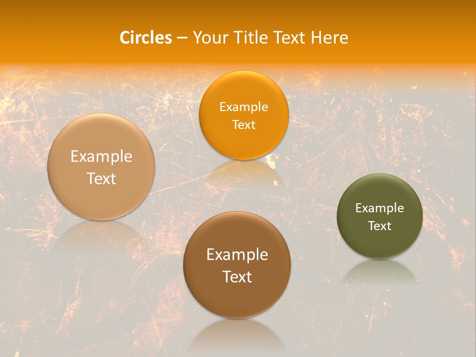 Texture Metal Usé PowerPoint Template