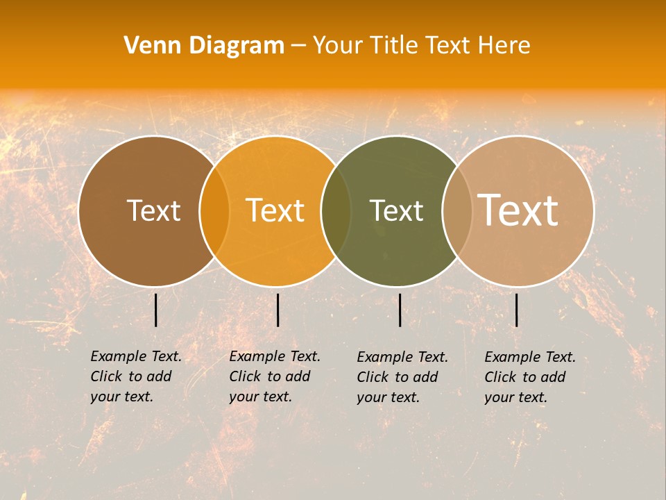 Texture Metal Usé PowerPoint Template