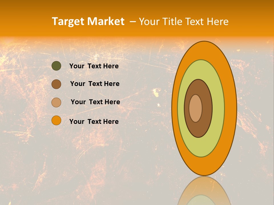 Texture Metal Usé PowerPoint Template