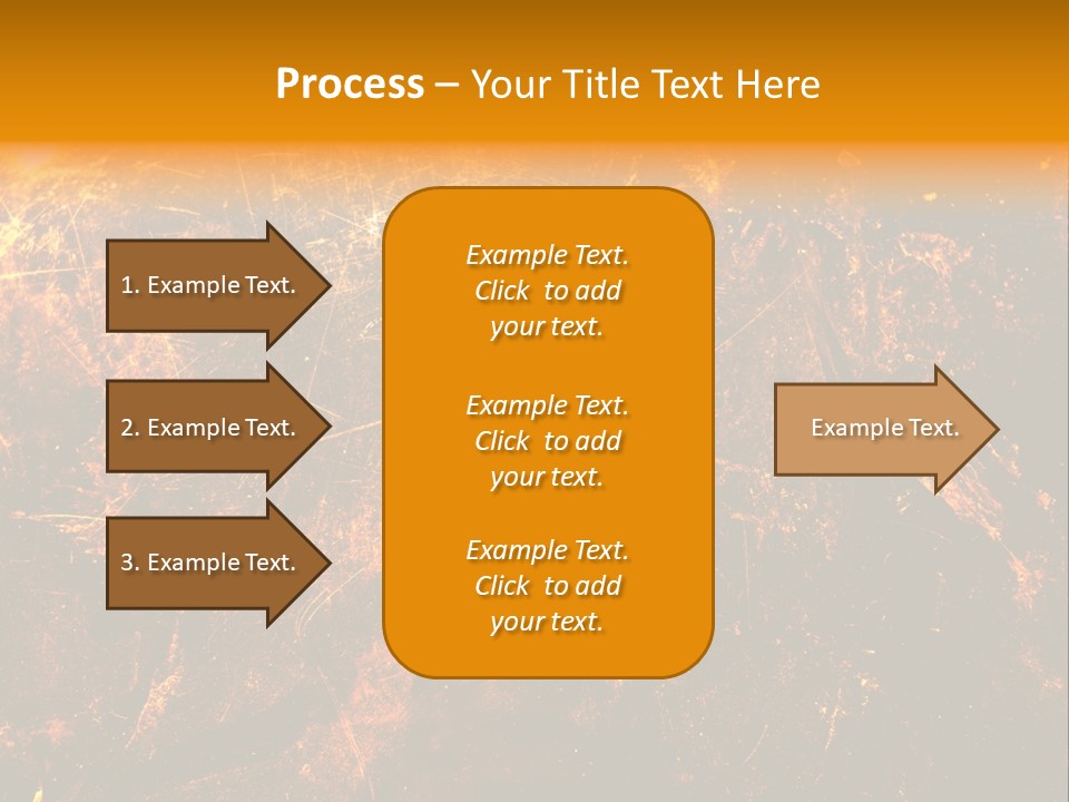 Texture Metal Usé PowerPoint Template