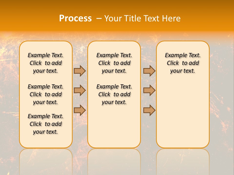 Texture Metal Usé PowerPoint Template