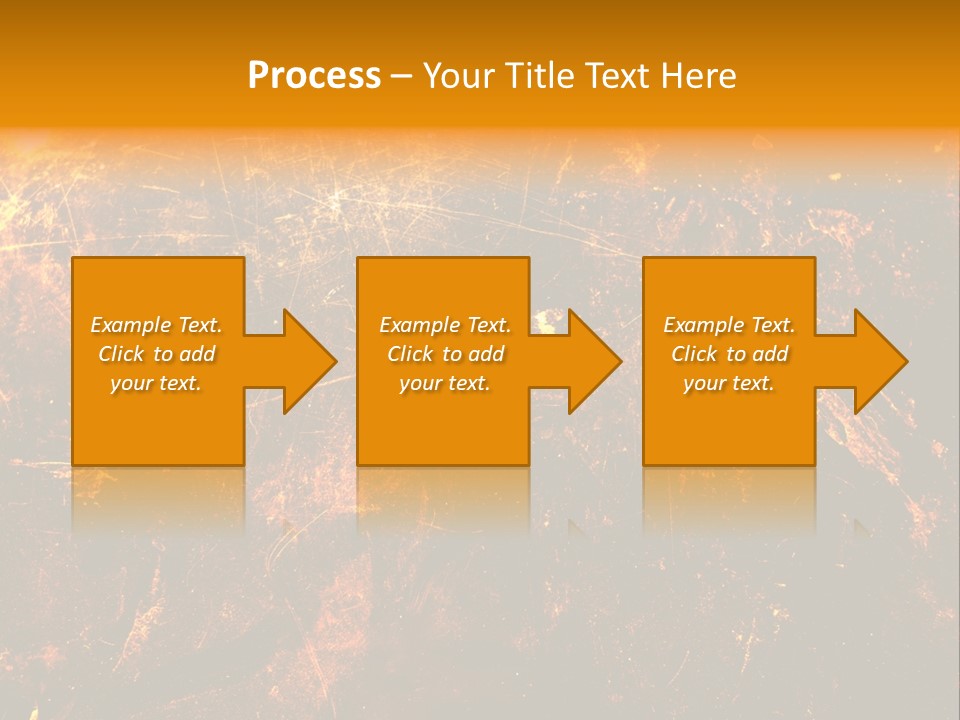 Texture Metal Usé PowerPoint Template