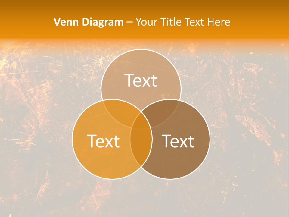 Texture Metal Usé PowerPoint Template