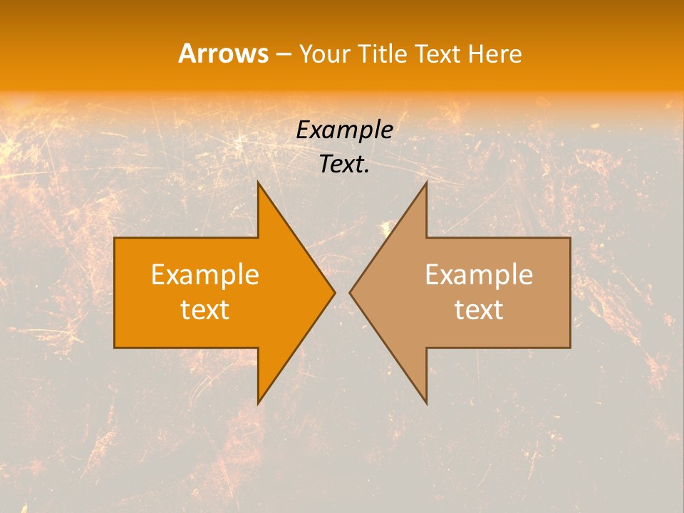 Texture Metal Usé PowerPoint Template