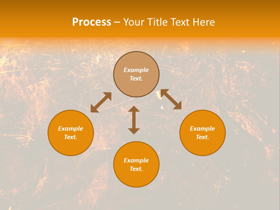 Texture Metal Usé PowerPoint Template