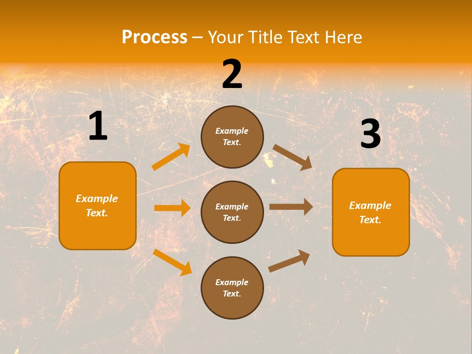 Texture Metal Usé PowerPoint Template