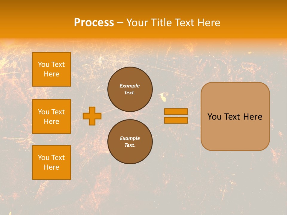 Texture Metal Usé PowerPoint Template