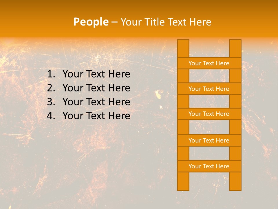 Texture Metal Usé PowerPoint Template