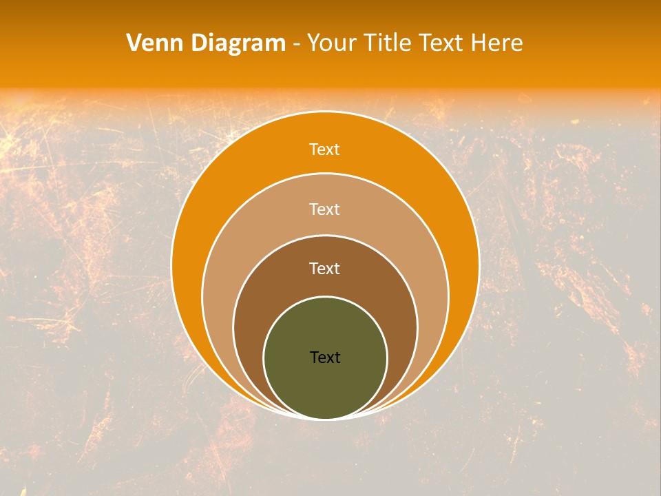 Texture Metal Usé PowerPoint Template