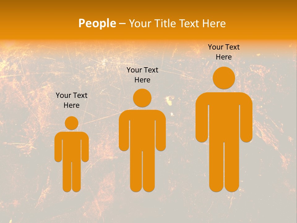 Texture Metal Usé PowerPoint Template