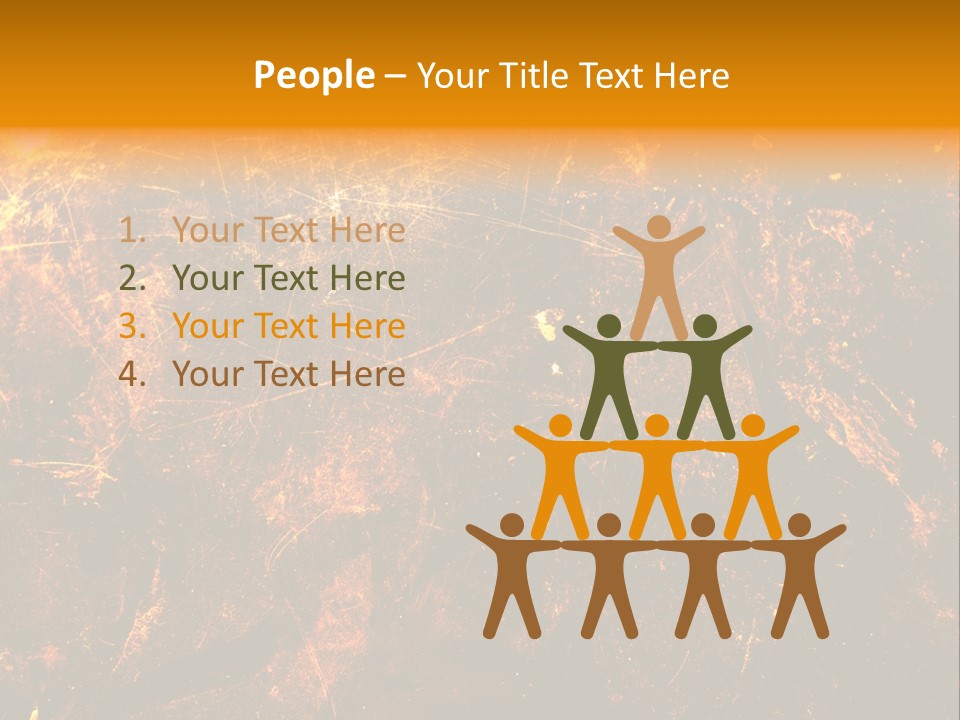 Texture Metal Usé PowerPoint Template