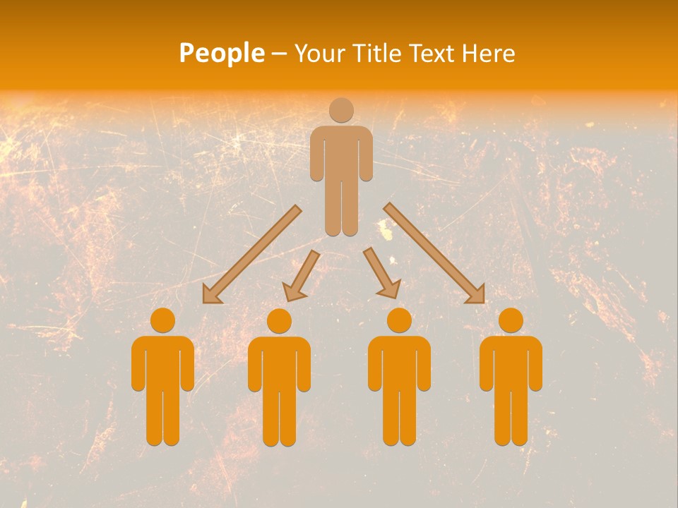 Texture Metal Usé PowerPoint Template