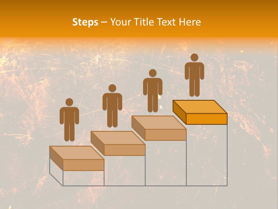 Texture Metal Usé PowerPoint Template