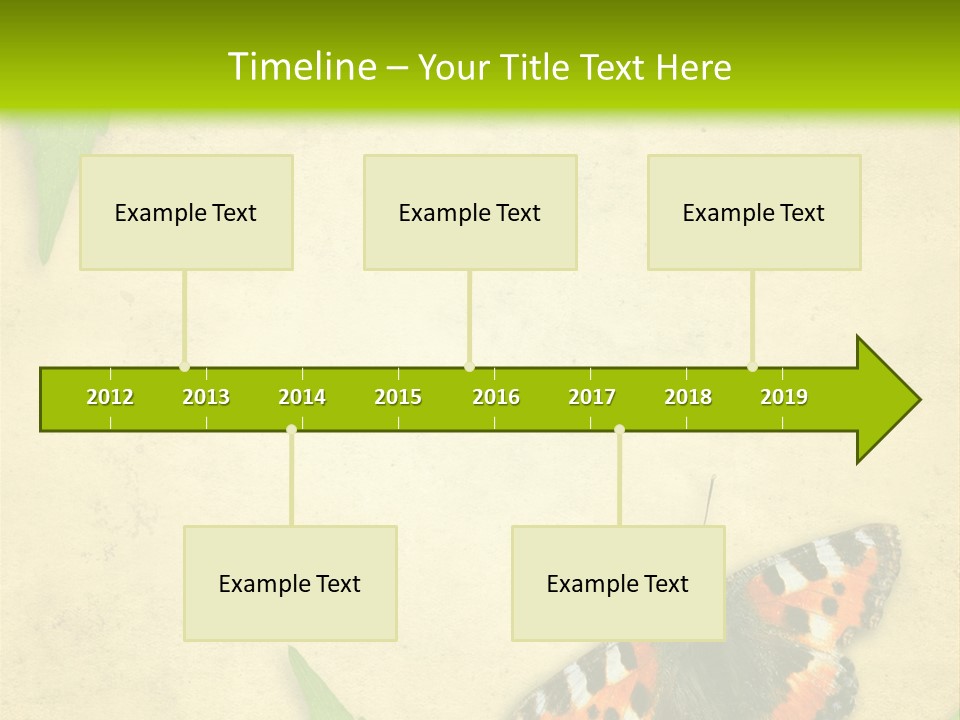 Beautiful Decoration Border PowerPoint Template