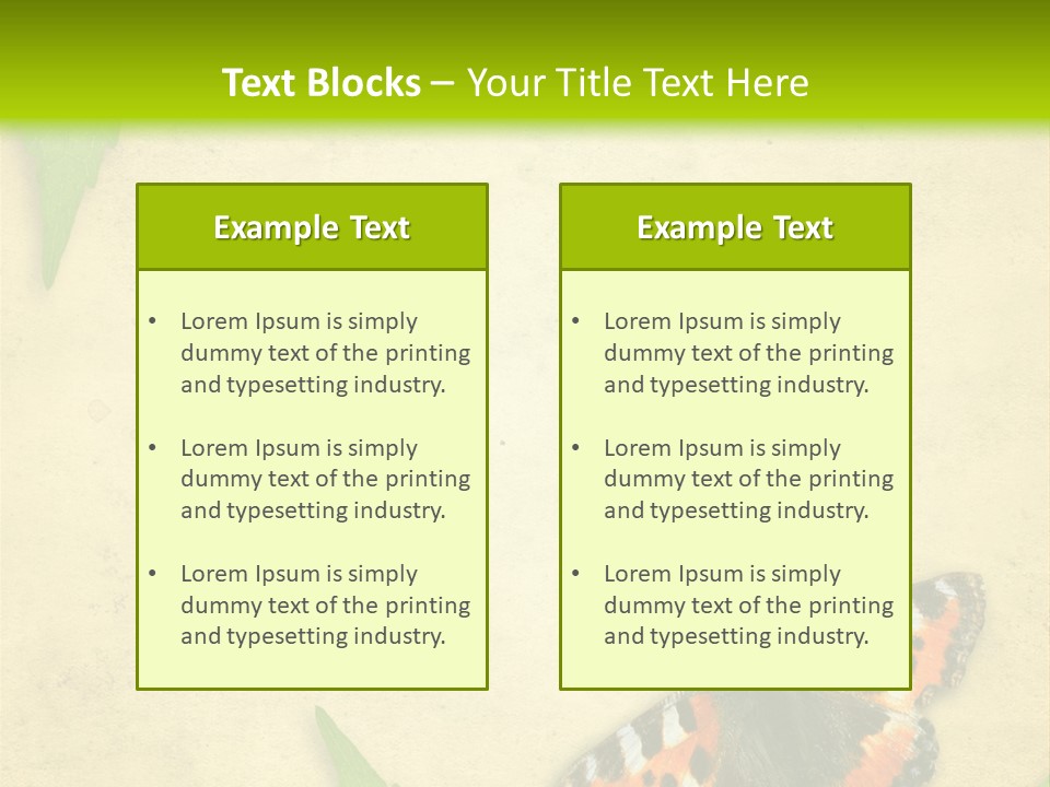 Beautiful Decoration Border PowerPoint Template