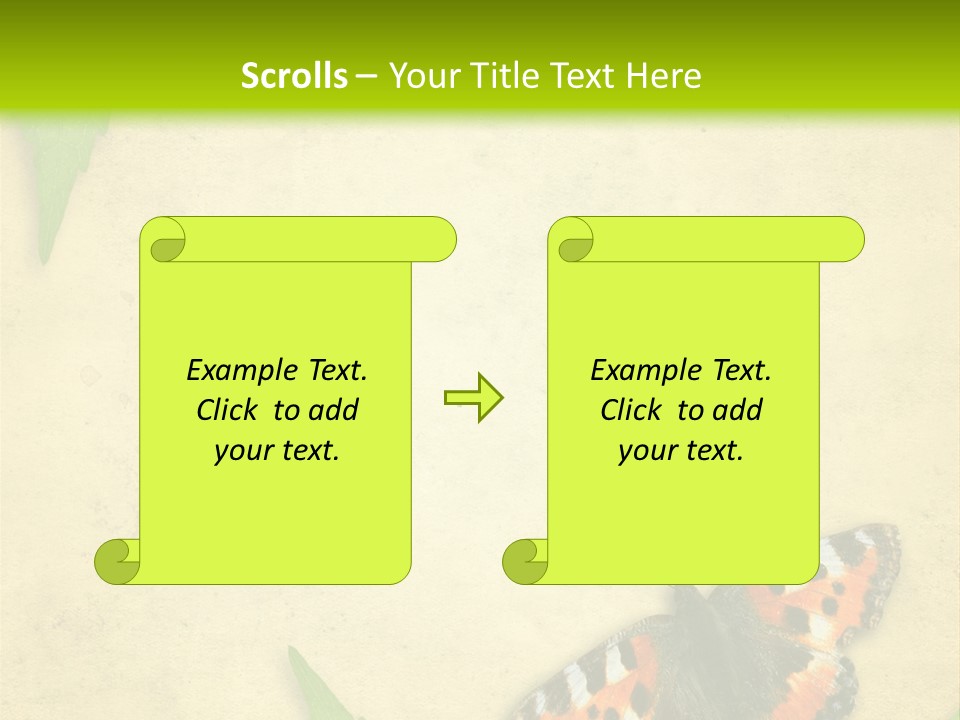 Beautiful Decoration Border PowerPoint Template