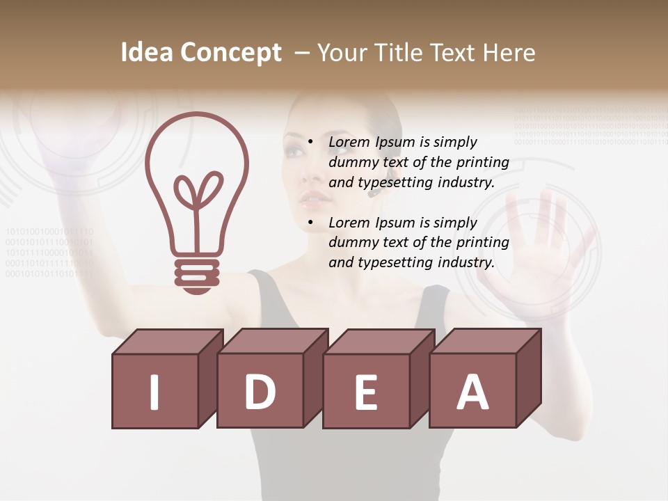 Human Computer Interfaces PowerPoint Template
