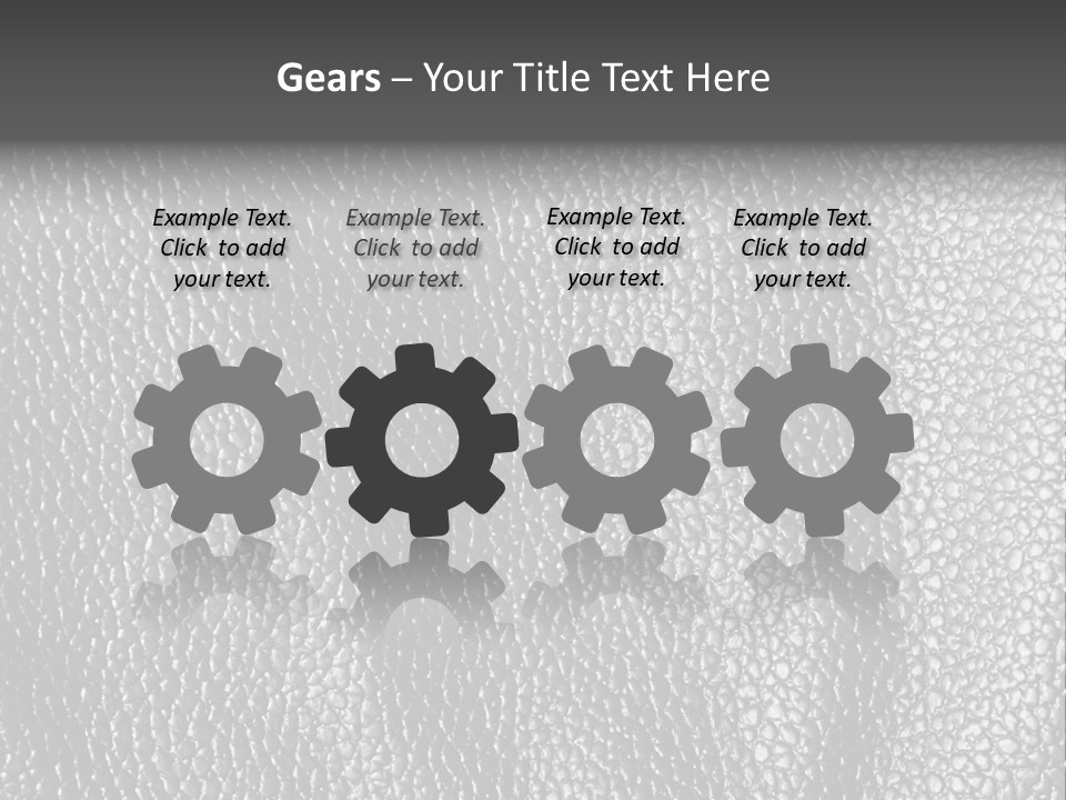 Crease Textured Cattle PowerPoint Template