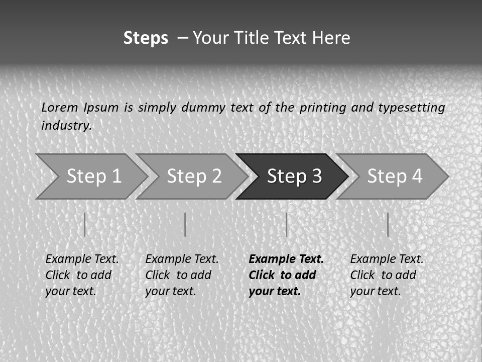 Crease Textured Cattle PowerPoint Template