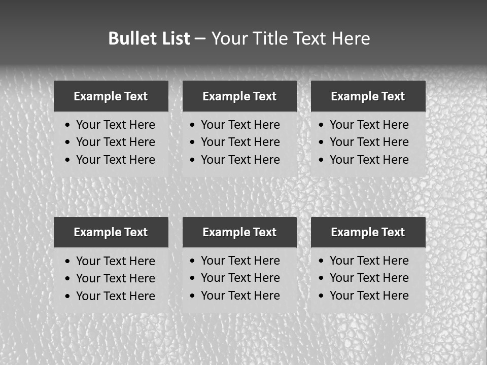 Crease Textured Cattle PowerPoint Template