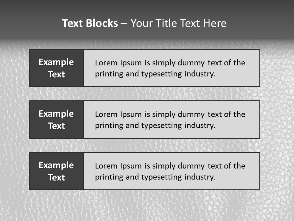 Crease Textured Cattle PowerPoint Template